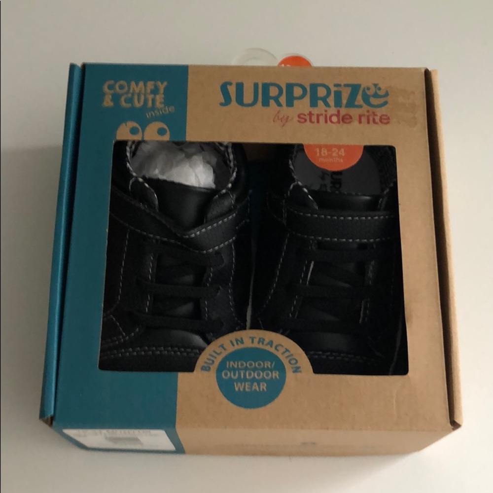 Black Stride Rite Sneaker